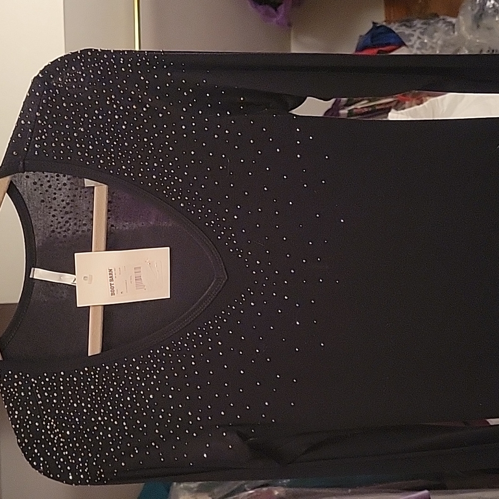 Black western dress